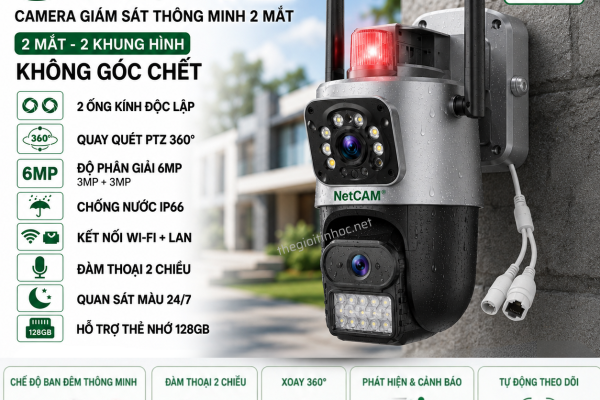 Camera wifi ngoài trời NetCAM STD42